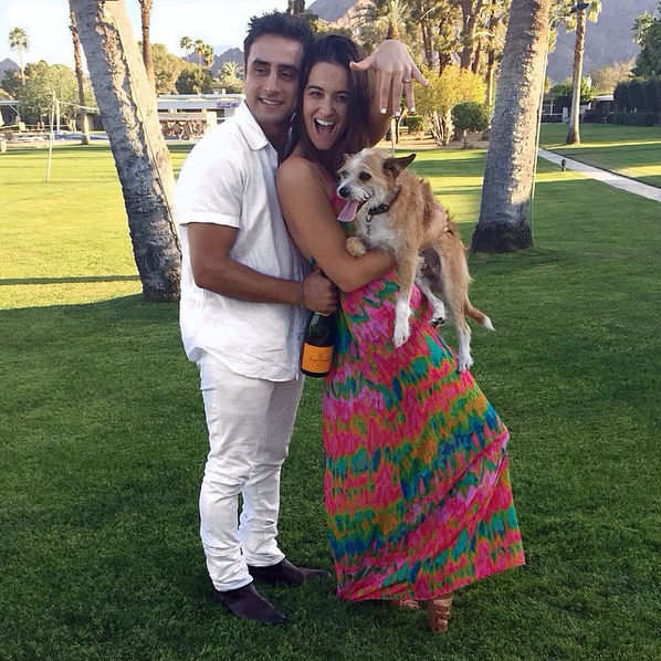 March 22: One more of the happy couple @_nickmiller & @cammymumu with their baby boy @mickwagger #cheerstothemillers
