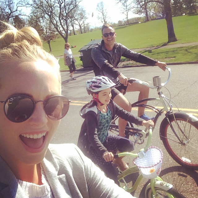 April 29: Excited for bike ride round two later today! Loving these beautiful Denver spring days #bikeselfie #ridingflirty 
