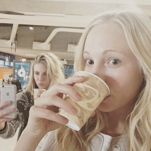 May 16: Early morning selfie lessons with the selfie queen @amanda_gordon
